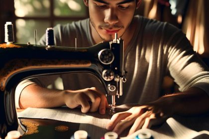 featured a beginners guide to using a sewing machine