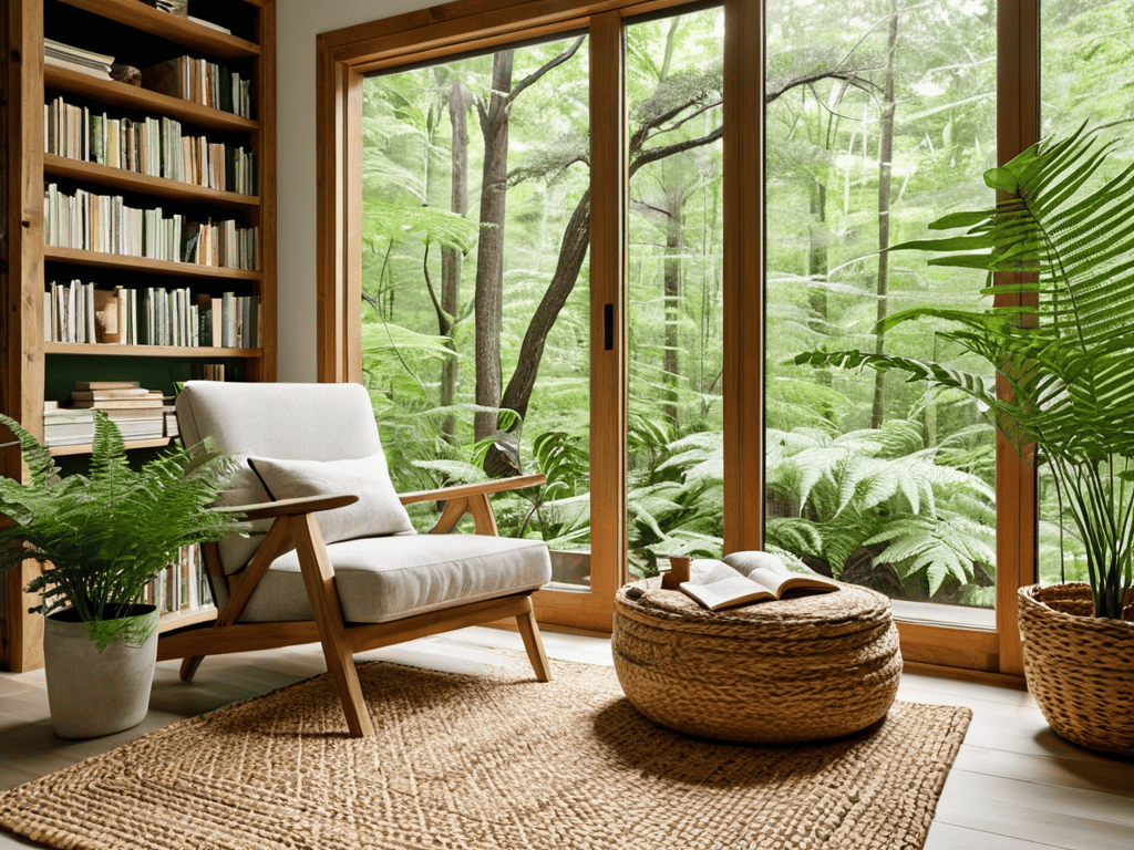 Nature-inspired lifestyle outdoor scene