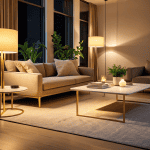 Smart lighting home interior