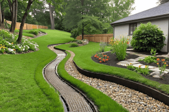 How to Improve Water Drainage Around Your Home 12 Water drainage improvement system installation