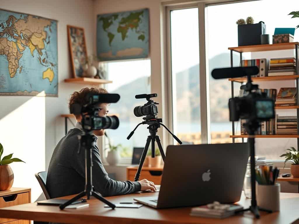 travel vlogging