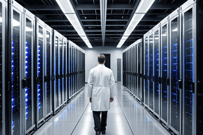 Modern Data centers interior