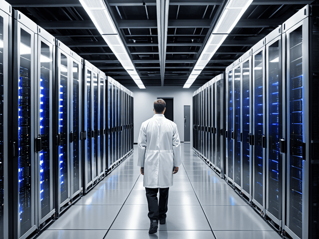 Inside the World of Modern Data Centers 4 Modern Data centers interior