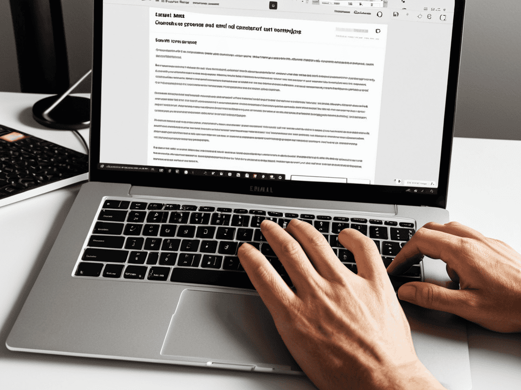 Designing effective email templates concept