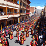 Carnival in Oruro celebration