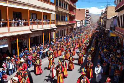 Carnival in Oruro celebration