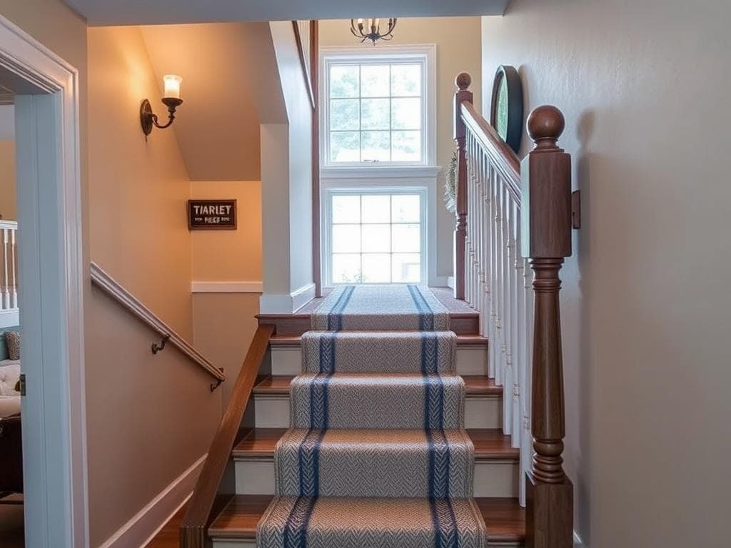 DIY stair runner project