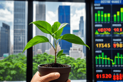 ESG Investing Greenwashing alert sign