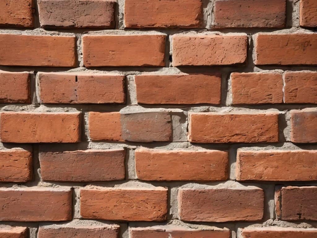 Reclaimed brick wall panelling installation