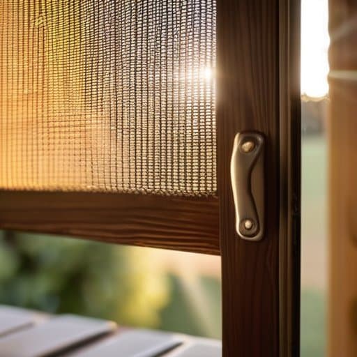 Sealing Summer Breezes Weatherproofing and Preventing Insects With Screen D