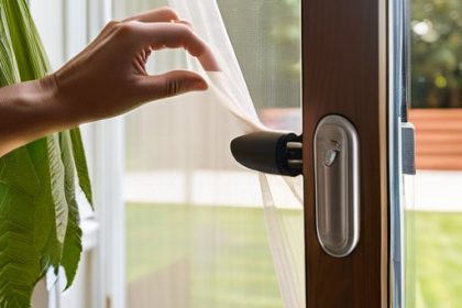 DIY magnetic screen door repair, fresh air