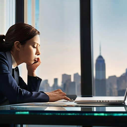 Calm leader displaying mental fitness for executives