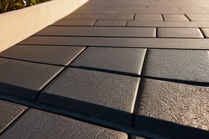 Soft and Strong: the Benefits of Recycled Rubber Driveway Tiles 4 Durable recycled rubber driveway tiles.