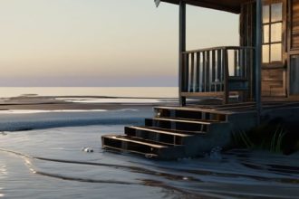 Digital Erasure: Are We Losing Our Human Connection to the Land as We Witness the Impact of Rising Sea Levels on Coastal Villages? 4 Impact of rising sea levels on coastal villages.