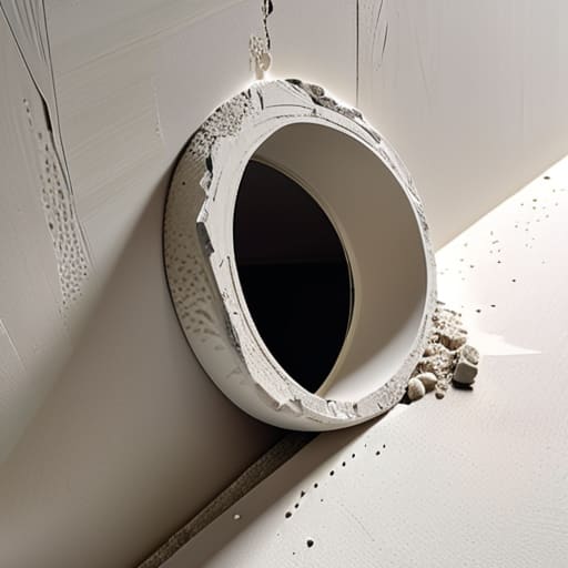 How to repair a dry wall hole.